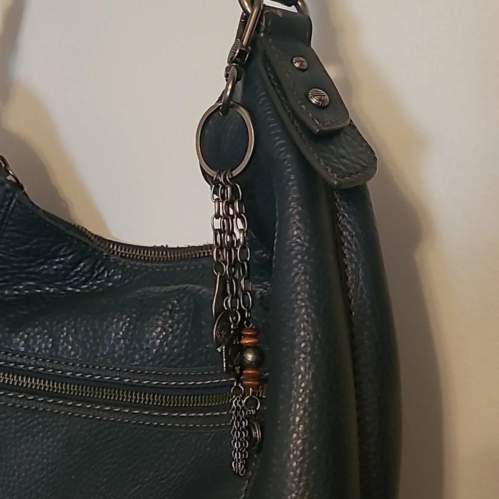 The SAK Sequoia Hobo soft Butter Cream Blue leather Shoulder Bag - Picture 4 of 16